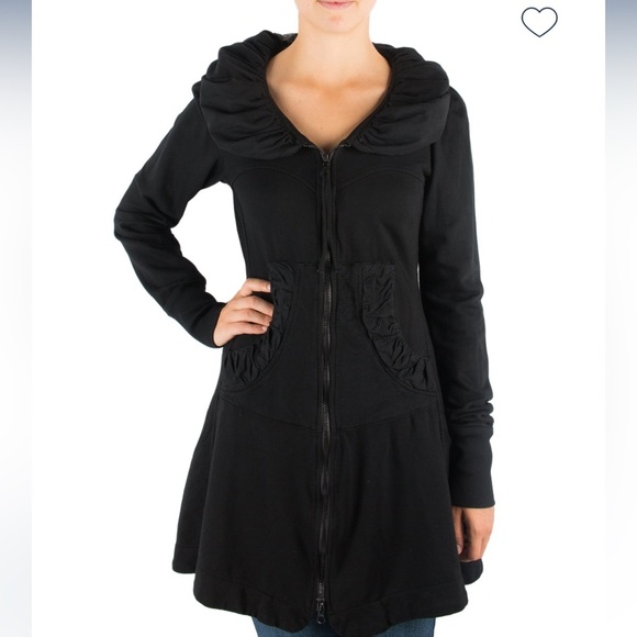 Prairie Underground Long Cloak Hoodie in Drab Size Small - Picture 1 of 7